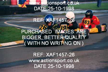 Photo: XAF1457-26 ActionSport Photography 25/10/1998 Dunkeswell Kart Club  _1_Cadets #26