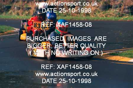 Photo: XAF1458-08 ActionSport Photography 25/10/1998 Dunkeswell Kart Club  _1_Cadets #26