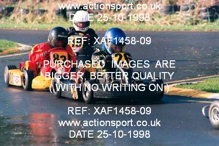 Photo: XAF1458-09 ActionSport Photography 25/10/1998 Dunkeswell Kart Club  _1_Cadets #26