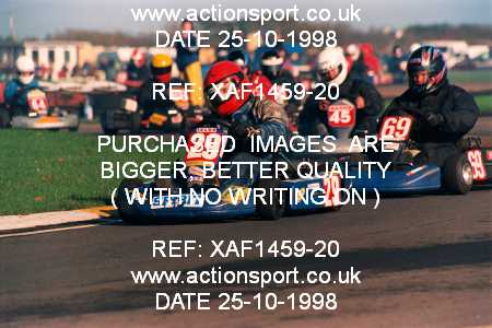 Photo: XAF1459-20 ActionSport Photography 25/10/1998 Dunkeswell Kart Club  _3_SeniorTKM #69