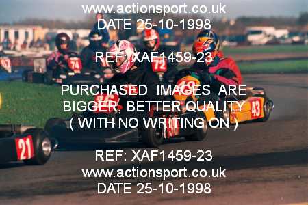 Photo: XAF1459-23 ActionSport Photography 25/10/1998 Dunkeswell Kart Club  _3_SeniorTKM #9990