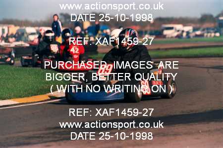 Photo: XAF1459-27 ActionSport Photography 25/10/1998 Dunkeswell Kart Club  _3_SeniorTKM #69