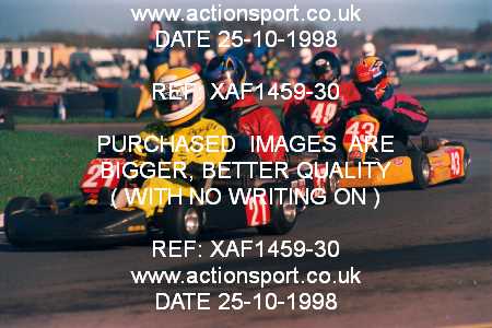 Photo: XAF1459-30 ActionSport Photography 25/10/1998 Dunkeswell Kart Club  _3_SeniorTKM #9990