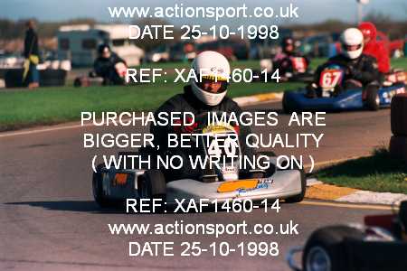 Photo: XAF1460-14 ActionSport Photography 25/10/1998 Dunkeswell Kart Club  _3_SeniorTKM #40
