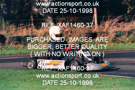 Photo: XAF1460-37 ActionSport Photography 25/10/1998 Dunkeswell Kart Club  _3_SeniorTKM #40