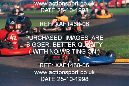 Photo: XAF1468-06 ActionSport Photography 25/10/1998 Dunkeswell Kart Club  _3_SeniorTKM #69