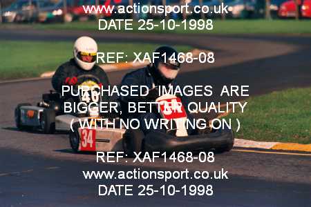 Photo: XAF1468-08 ActionSport Photography 25/10/1998 Dunkeswell Kart Club  _3_SeniorTKM #40