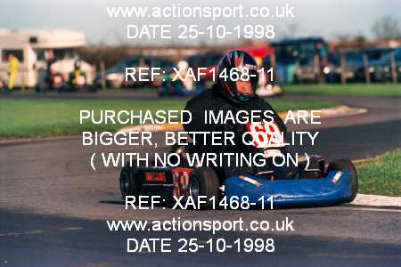Photo: XAF1468-11 ActionSport Photography 25/10/1998 Dunkeswell Kart Club  _3_SeniorTKM #69