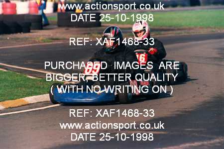 Photo: XAF1468-33 ActionSport Photography 25/10/1998 Dunkeswell Kart Club  _3_SeniorTKM #69