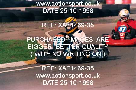 Photo: XAF1469-35 ActionSport Photography 25/10/1998 Dunkeswell Kart Club  _4_JuniorTKM #63