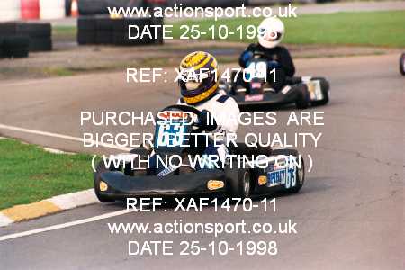 Photo: XAF1470-11 ActionSport Photography 25/10/1998 Dunkeswell Kart Club  _4_JuniorTKM #63