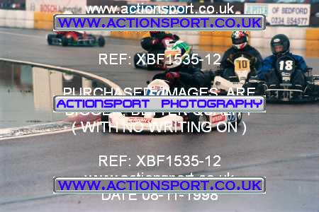 Photo: XBF1535-12 ActionSport Photography 08/11/1998 Hunts Kart Club - Kimbolton  _5_125National_125Open #10
