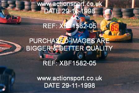Photo: XBF1582-05 ActionSport Photography 29/11/1998 F6 Karting Festival - Buckmore Park _1_Cadets #65