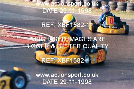 Photo: XBF1582-11 ActionSport Photography 29/11/1998 F6 Karting Festival - Buckmore Park _1_Cadets #10