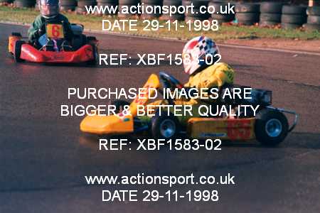 Photo: XBF1583-02 ActionSport Photography 29/11/1998 F6 Karting Festival - Buckmore Park _1_Cadets #65