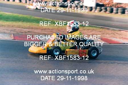 Photo: XBF1583-12 ActionSport Photography 29/11/1998 F6 Karting Festival - Buckmore Park _1_Cadets #65