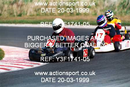 Photo: Y3F1741-05 ActionSport Photography 20/03/1999 F6 Karting - Lydd _1_HondaSeniorProKart #29