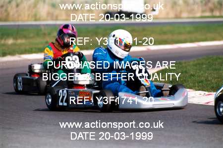 Photo: Y3F1741-20 ActionSport Photography 20/03/1999 F6 Karting - Lydd _1_HondaSeniorProKart #22