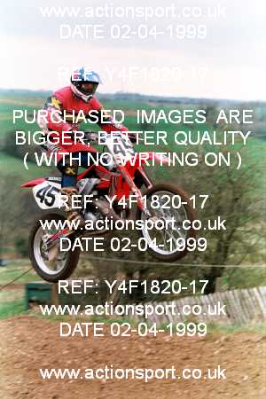 Photo: Y4F1820-17 ActionSport Photography 02/04/1999 AMCA Marshfield MXC Mike Brown Memorial [125 Qualifiers]  _8_250Experts #45