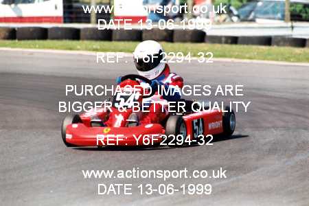Photo: Y6F2294-32 ActionSport Photography 13/06/1999 Clay Pigeon Kart Club  _1_JuniorTKM #54
