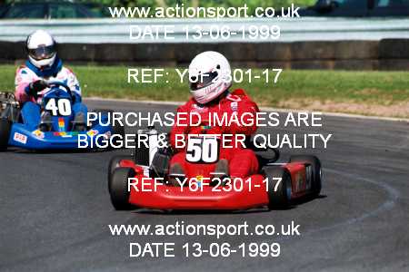 Photo: Y6F2301-17 ActionSport Photography 13/06/1999 Clay Pigeon Kart Club  _5_Rotax #50
