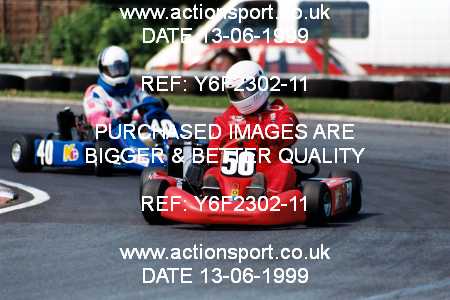 Photo: Y6F2302-11 ActionSport Photography 13/06/1999 Clay Pigeon Kart Club  _5_Rotax #50
