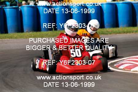 Photo: Y6F2303-07 ActionSport Photography 13/06/1999 Clay Pigeon Kart Club  _5_Rotax #50