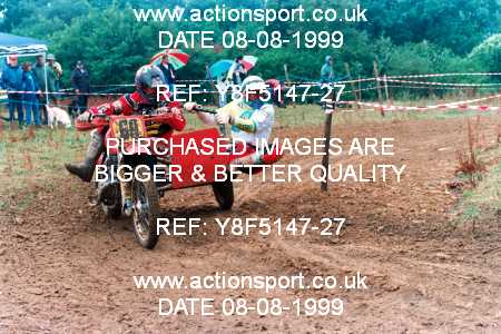 Photo: Y8F5147-27 ActionSport Photography 08/08/1999 IOPD Talking Point Twinshocks National Championship  _1_Sidecars #69