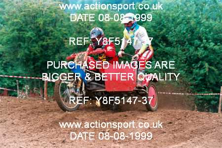 Photo: Y8F5147-37 ActionSport Photography 08/08/1999 IOPD Talking Point Twinshocks National Championship  _1_Sidecars #69