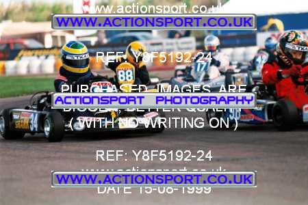Photo: Y8F5192-24 ActionSport Photography 15/08/1999 Hunts Kart Club TKM Festival - Kimbolton  _3_JuniorFestivalCup #88