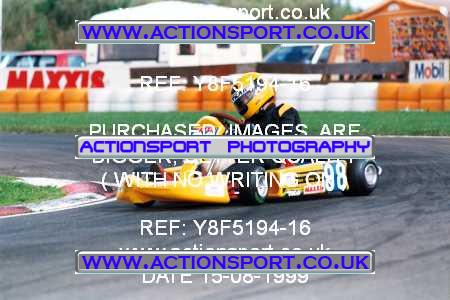 Photo: Y8F5194-16 ActionSport Photography 15/08/1999 Hunts Kart Club TKM Festival - Kimbolton  _3_JuniorFestivalCup #88