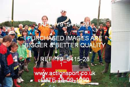 Photo: Y9_5415-28 ActionSport Photography 18/09/1999 BSMA UK Schoolgirl Championship - Fraddon _5_Podiums