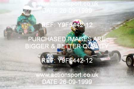 Photo: Y9F5442-12 ActionSport Photography 26/09/1999 Manchester & Buxton Kart Club GOLD CUP - Three Sisters  _3_125s #36