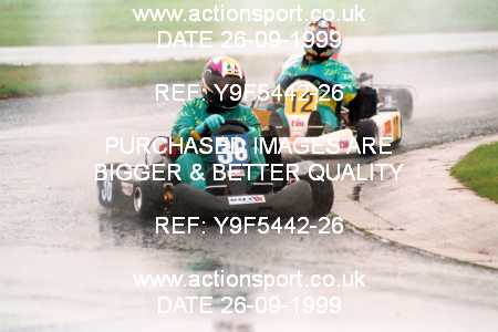 Photo: Y9F5442-26 ActionSport Photography 26/09/1999 Manchester & Buxton Kart Club GOLD CUP - Three Sisters  _3_125s #36