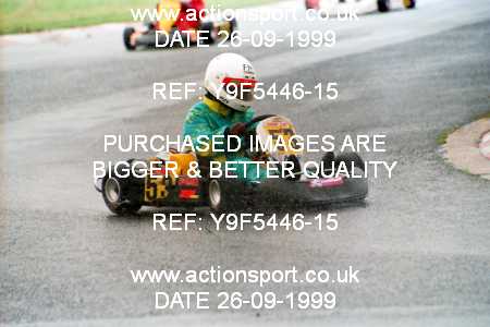 Photo: Y9F5446-15 ActionSport Photography 26/09/1999 Manchester & Buxton Kart Club GOLD CUP - Three Sisters  _5_Cadets #53