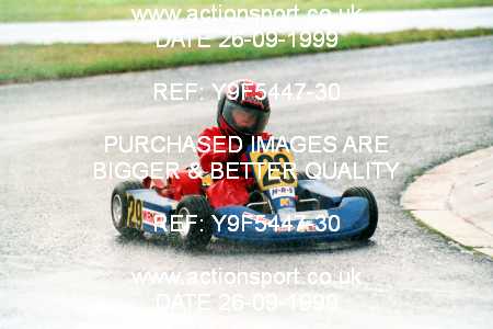 Photo: Y9F5447-30 ActionSport Photography 26/09/1999 Manchester & Buxton Kart Club GOLD CUP - Three Sisters  _5_Cadets #29