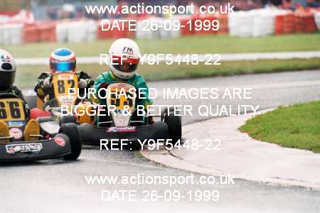 Photo: Y9F5448-22 ActionSport Photography 26/09/1999 Manchester & Buxton Kart Club GOLD CUP - Three Sisters  _5_Cadets #53