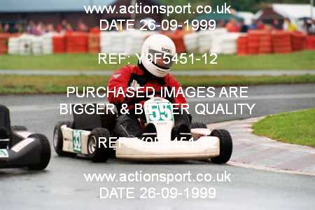 Photo: Y9F5451-12 ActionSport Photography 26/09/1999 Manchester & Buxton Kart Club GOLD CUP - Three Sisters  _6_FormulaC-C160 #55