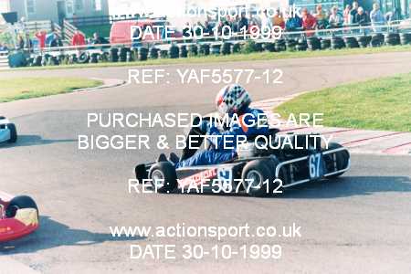Photo: YAF5577-12 ActionSport Photography 30/10/1999 F6 Karting Festival - Lydd  _4_JuniorProKart_Thunderkart_JuniorModified #67