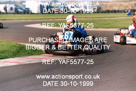 Photo: YAF5577-25 ActionSport Photography 30/10/1999 F6 Karting Festival - Lydd  _4_JuniorProKart_Thunderkart_JuniorModified #67