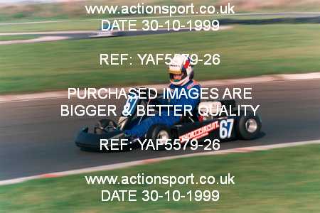Photo: YAF5579-26 ActionSport Photography 30/10/1999 F6 Karting Festival - Lydd  _4_JuniorProKart_Thunderkart_JuniorModified #67