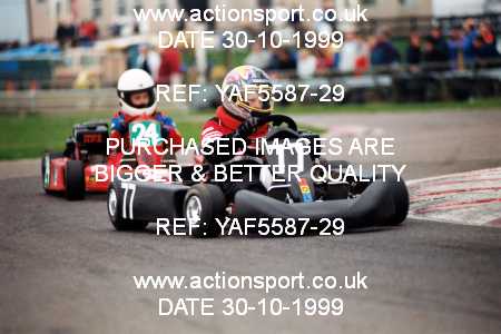 Photo: YAF5587-29 ActionSport Photography 30/10/1999 F6 Karting Festival - Lydd  _3_JuniorStandard_JuniorRoyale #77