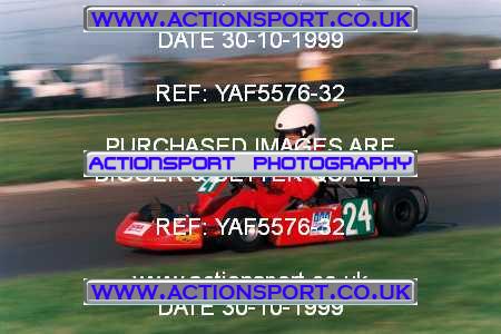 Photo: YAF5576-32 ActionSport Photography 30/10/1999 F6 Karting Festival - Lydd  _3_JuniorStandard_JuniorRoyale #24