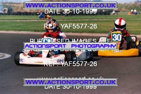 Photo: YAF5577-26 ActionSport Photography 30/10/1999 F6 Karting Festival - Lydd  _4_JuniorProKart_Thunderkart_JuniorModified #14