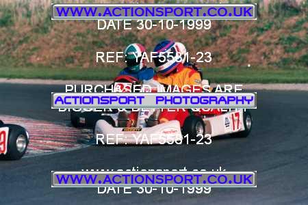 Photo: YAF5581-23 ActionSport Photography 30/10/1999 F6 Karting Festival - Lydd  _5_SeniorProKart_SnrPrKartLight #24