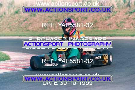 Photo: YAF5581-32 ActionSport Photography 30/10/1999 F6 Karting Festival - Lydd  _5_SeniorProKart_SnrPrKartLight #63