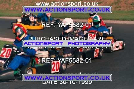 Photo: YAF5582-01 ActionSport Photography 30/10/1999 F6 Karting Festival - Lydd  _5_SeniorProKart_SnrPrKartLight #24