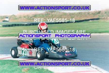 Photo: YAF5585-18 ActionSport Photography 30/10/1999 F6 Karting Festival - Lydd  _7_SeniorProKartHeavy_SeniorThunderkart #20