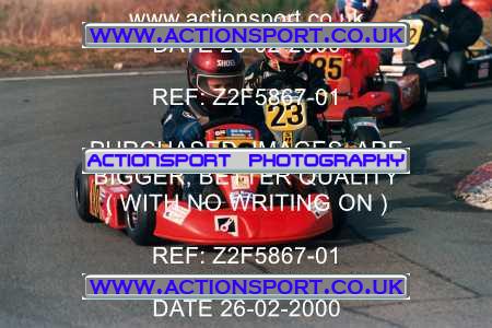 Photo: Z2F5867-01 ActionSport Photography 26/02/2000 Camberley Kart Club - Blackbushe _1_Cadets #80