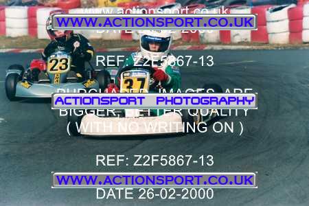 Photo: Z2F5867-13 ActionSport Photography 26/02/2000 Camberley Kart Club - Blackbushe _1_Cadets #37